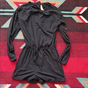 Black Womens One Piece Romper